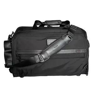 TUMI Alpha 2 Framed Soft Carry-On Duffel Travel Bag Black - Picture 1 of 13