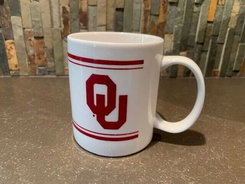 Oklahoma Sooners OU Coffee Tea Cup Mug - NCAA Boomer Cover