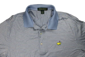 Amen Corner Mens Polo Golf Shirt L US Open Augusta Masters Pima 2-Ply Mercerized - Picture 1 of 5