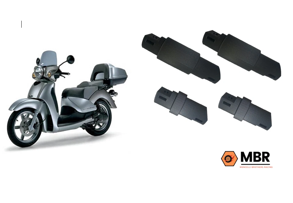 KIT Supporti frecce Aprilia Scarabeo anteriori e posteriori - Immagine 1 di 3