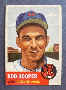 1953 Topps #84 Bob Hooper (Cleveland Indians)    CENTERED!    VG+ - Picture 1 of 2