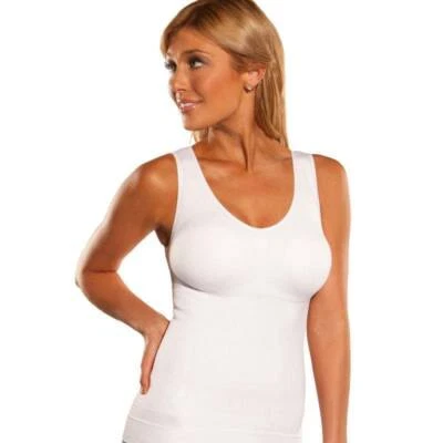 Mujeres Genie Sujetador Prendas moldeadoras Adelgazante Cuerpo Abdomen Cintura Cami Modelador Camisola Tanques Foto 1 de 4