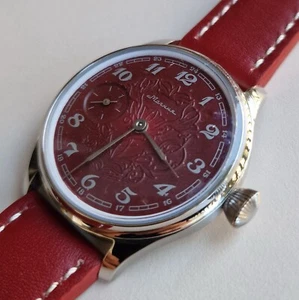 Reloj Bolsillo "RED BARON" - MOLNIJA 3602/Molnija Conversión de SSSRs Años 70 - Imagen 1 de 24
