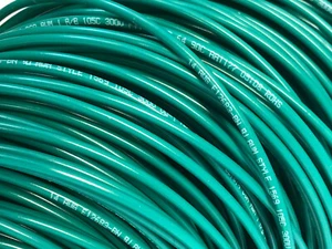 25 pies aliados 1569-14-41T-5 14AWG 41 hebras cable de conexión verde - Imagen 1 de 3