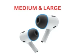 1-Pair Replacement Memory Foam Ear Tips for Apple Air pods Pro S/M/L - Picture 1 of 9