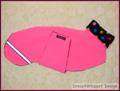 Windhundmantel/Whippet/Hunde - RL 44 cm °°°Softshell Neon Pink°°° (Nr.040) - Bild 1 von 2