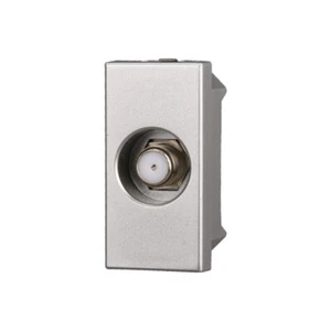 Toma de TV SAT directa hembra gris compatible también con BTicino Axolute - Imagen 1 de 1