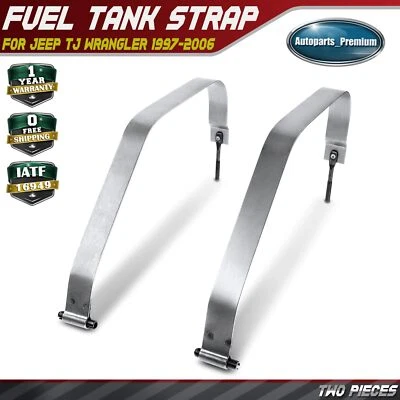2 correas de tanque de combustible para Jeep TJ Wrangler 1997 1998 1999-2006 2,4 L 2,5 L 4,0 L  Foto 1 de 4