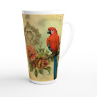 Papagei Latte Becher Keramik Vintage Design Retro 443ml