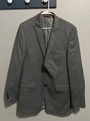 Abrigo Deportivo Alfani Slim Fit 2 Botones "100% Lana Shell" 40L! MEDIDAS! ¡CALIDAD! Foto 1 de 4