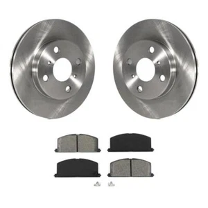 For Toyota Tercel Paseo Front Disc Brake Rotors And Semi-Metallic Pads Kit - Picture 1 of 10