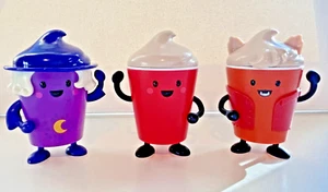 Wendy’s Niños Juguetes de Comida Frosty Frights 2024 Set 3 Brujas Hombre Lobo Rojo - Imagen 1 de 4