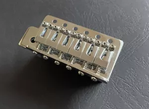 Lefty Fender Squier Bridge Tremolo Chrome & 2-1/16'' for Mexican Strat Guitar - Picture 1 of 4