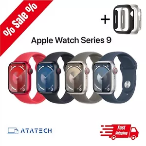 Apple Watch Series 9 GPS 41mm Aluminium + Case + Sport Band OpenBox (VeryGood) - Picture 1 of 16