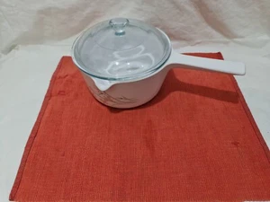 Vision Corning saucepan  France sweet pea design 1.5 litre with lid  18 cm x 9.5 - Picture 1 of 16