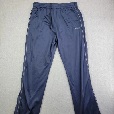 Pantalones Spalding Para Hombre Grandes Azul Cordón Pista Pantalones deportivos Jogger Gimnasio De colección Foto 1 de 4