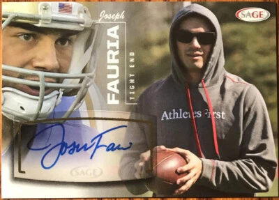 2013 SAGE Autographs Silver Joseph Fauria #14 UCLA Bruins - Image 1 of 2