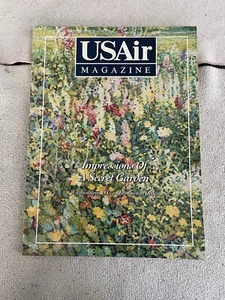 USAIR Inflight Magazine April 1993 w/ Mary Anne Reilly painting on cover - Picture 1 of 20