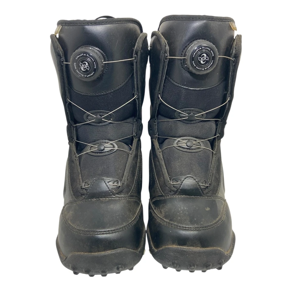 🌊 Atlantis Mondo BOA Talla 5 EE. UU., 24,0, 35 UE, Botas de Snowboard para Nieve NEGRAS USADAS EN EXCELENTE ESTADO -N3 Foto 1 de 4