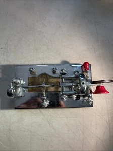 Vintage Vibroplex “Bug” Original Deluxe Telegraph Key Morse Code, SN 195216. - Zdjęcie 1 z 18