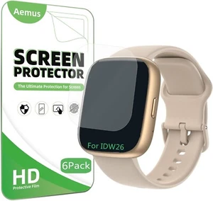 Displayschutzfolie für IDW25 / IDW26 Smart Watch 1,83" (6er Pack) Klar TPU Weich - Bild 1 von 7