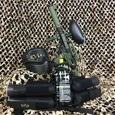 NEW Tippmann Cronus Tactical EPIC Paintball Marker Gun Package Kit - Olive/Black
