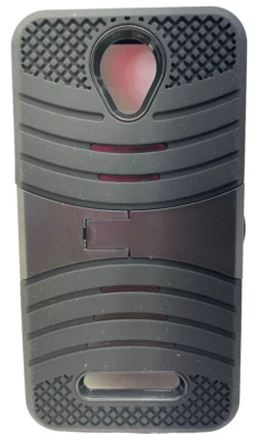 Funda SW Premium con soporte para ZTE Obsidian Z820, negra Foto 1 de 4