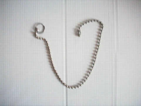 VINTAGE BRASS SINK/TUB PLUG CHAIN Cover
