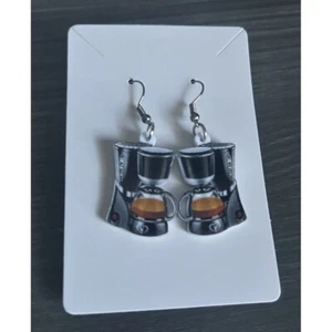 Coffee Maker Earrings Dangle Drop Earrings Novelty Fun Quirky Jewelry - Picture 1 of 3