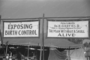 Florida Fair Man Without a Skull Sideshow 4x6 Reprint Of Old Photo - Picture 1 of 1