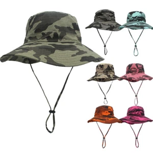 Sombrero táctico camuflaje Boonie ejército militar caza exterior gorra para el sol sombreros - Imagen 1 de 19