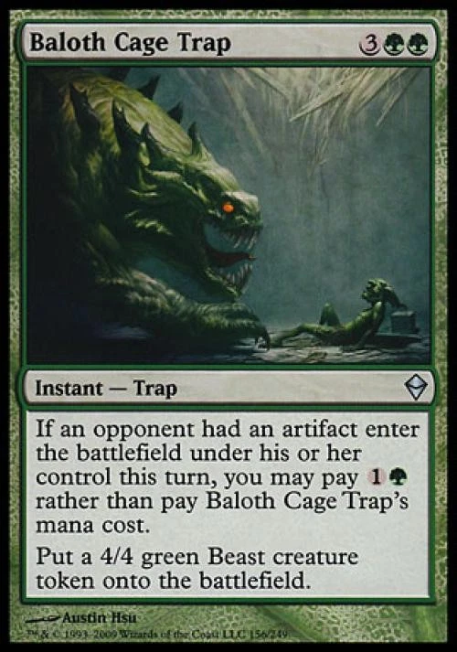 Baloth Cage Trap - Light Play MTG Zendikar - Image 1 of 1