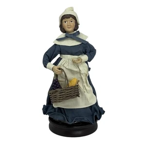 Silvestri Vintage Papier-mâché Pilgrim Young Girl - Picture 1 of 6