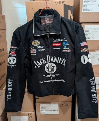 Jack Daniel’s Old No. 7 Racing Jacket – JH Design – NASCAR Style – Black – Embro - Image 1 of 2