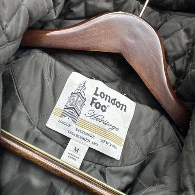 London Fog Heritage Puffer Long length Jacket Women's LG Hooded Full Zip - Image 1 of 4