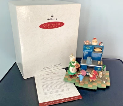 Hallmark Keepsake 1995 Signature Collection Nochebuena Bake-off Firmado En Caja Foto 1 de 4