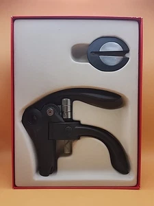 Peugeot Baltaz Black Lever Corkscrew Wine Opener with Foil Cutter in Red Box - Picture 1 of 5