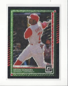 2025 Donruss Optic Black Pandora Prizm #32 Deion Sanders Reds - Bild 1 von 2