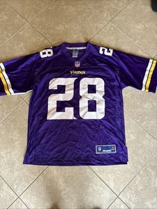 Nfl Pro Line NFL Equipment Adrian Peterson #28 Minnesota Vikings Jersey Large - Picture 1 of 5