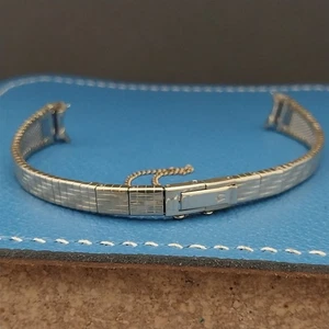 9mm Accutron Gold-Filled Flared Damen unbenutzt 60er-70er Jahre Vintage Uhrenarmband - Bild 1 von 9