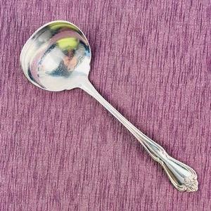 HTF Oneida 1881 Rogers   Arbor   TRUE ROSE  18/8 Stainless  Gravy Serving Ladle - Picture 1 of 6