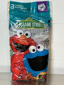 Vintage Sesame Street Fruit Of The Loom Briefs Boys Size 4T -3 Pack - NOS (1997) - Picture 1 of 3