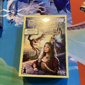 Carcassonne 2.0 The Princess & The Dragon Expansion #3 Board Game Z-Man ZM7813 - Picture 1 of 2