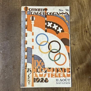Olympische Spiele Amsterdam 1928 Programm Programm Nr. 36 sehr guter Zustand - Bild 1 von 12