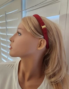 Salvatore ferragamo Vara Ribbon Headband Hair Accessory red - Picture 1 of 11
