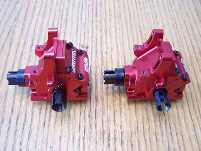 Arrma Kraton 6s BLX EXB Front & Rear Differential Diff GP4 rot Aluminium Getriebe - Bild 1 von 4