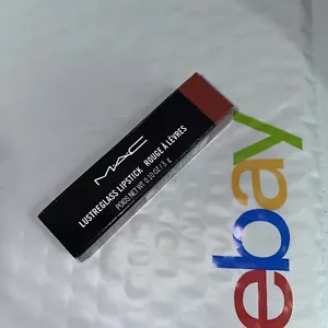 MAC Lustreglass Lipstick Lip Stick 668 FOREVER CURIOUS AUTHENTIC 0.10oz 3g New - Picture 1 of 3