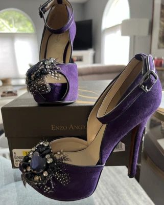 Zapatos de salón Enzo Angiolini plataforma punta abierta ¡FABULOSOS!  Foto 1 de 4