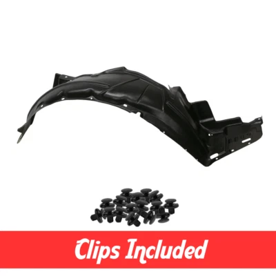Front Passenger Side Fender Liner w/ Clips For 2006-2008 Acura TSX AC1249121 - Image 1 of 4
