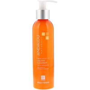 Andalou Naturals, Creamy Cleanser, Meyer Lemon + C, Brightening, 6 fl oz (178 ml - Picture 1 of 3